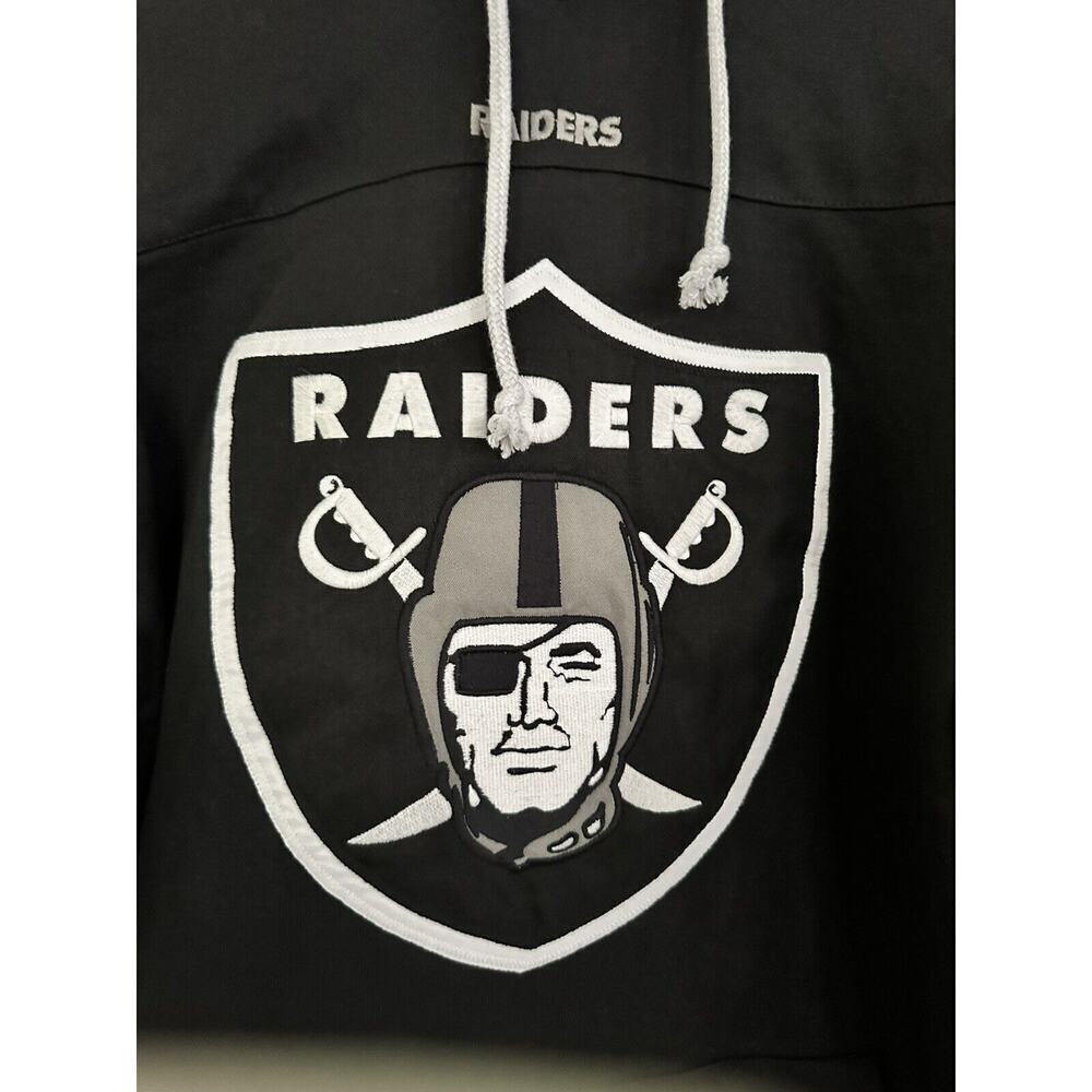 Las Vegas Raiders '47 Brand Black Superior Pullover Hoodie Size Medium - Picture 9 of 10